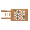 Britton cork foldable backgammon and checkers game set - Image 8
