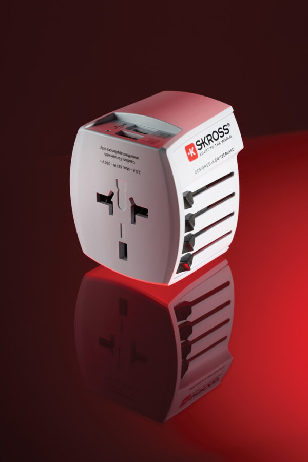 SKROSS World Travel Adapter MUV 2-pole with USB A and C - Image 7