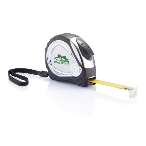 Chrome plated auto stop tape measure - Image 5