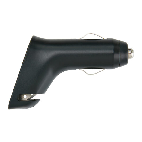 Dual port car charger with belt cutter and hammer - Image 3