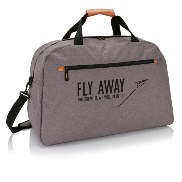 Fashion duo tone travel bag - Image 4