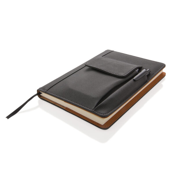 Notebook with phone pocket - Image 4