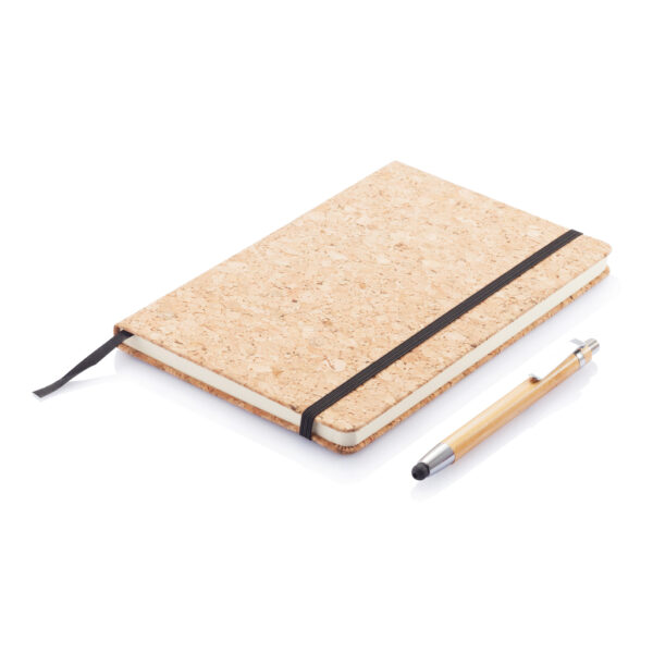 A5 notebook with bamboo pen including stylus - Image 3