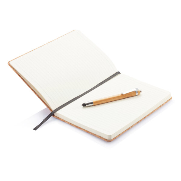 A5 notebook with bamboo pen including stylus - Image 4