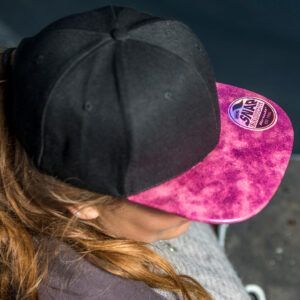 Bronx Glitter Flat Peak Snapback Cap