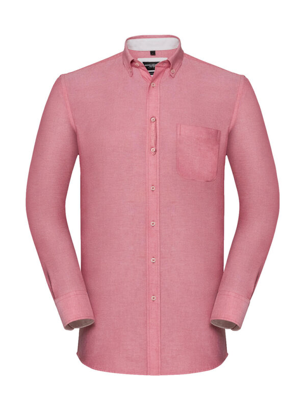 Men's LS Tailored Washed Oxford Shirt