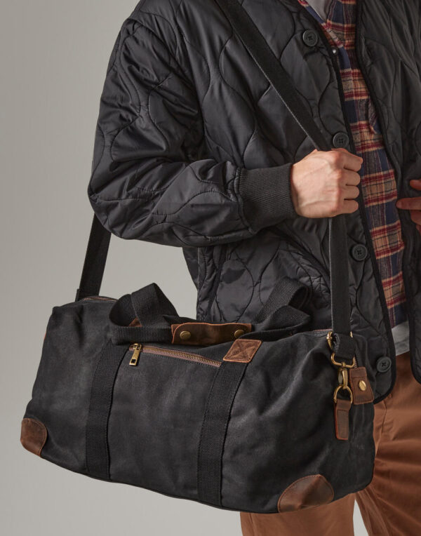 Heritage Waxed Canvas Holdall - Image 3