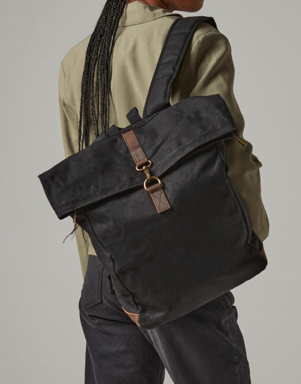Heritage Waxed Canvas Backpack - Image 3
