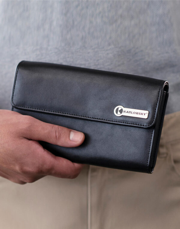 Waiter's Wallet with Press Stud - Image 2
