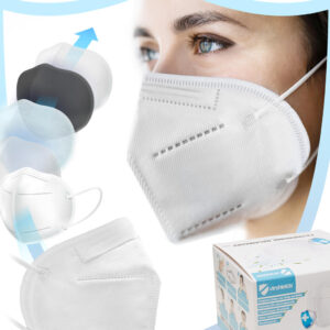 Filtering half mask FFP2 5-ply