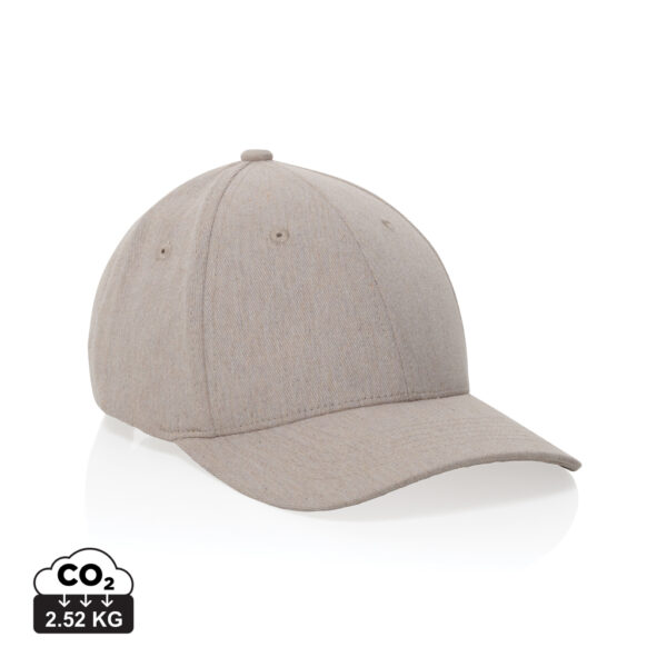 Milo AWARE™ ringlusse võetud heather 6-paneeliga müts 200gr