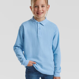 Kids 65/35 Long Sleeve Polo