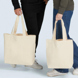Canvas Wide Shopper LH