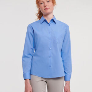 Ladies' LS Poplin Shirt