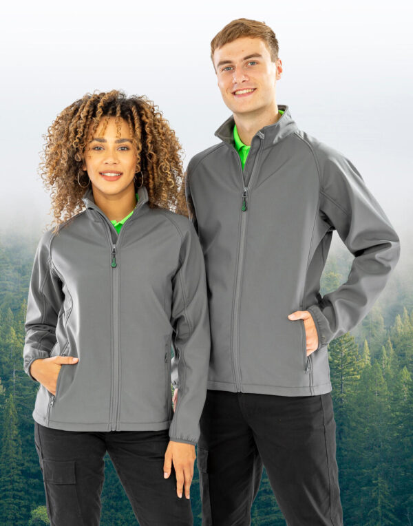 Men's Recycled 2-Layer Printable Softshell Jacket - Image 2