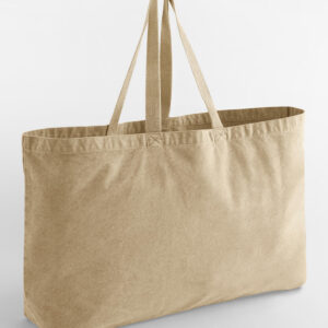 Garment Dyed Oversized Tote Bag