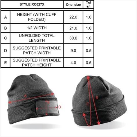 Double Knit Printers Beanie - Pilt 3